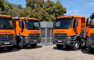 «Автострада» інвестувала 1 млрд грн у 100 нових самоскидів Mercedes-Benz