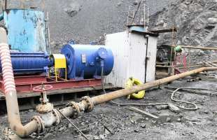 Північний ГЗК встановив потужніший насос для відкачування води з кар’єра